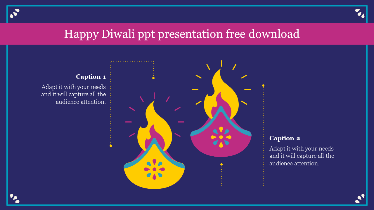 how to make presentation on diwali